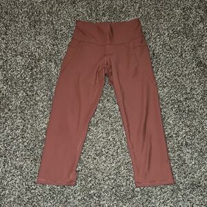 Old Navy Cropped Mauve/Pink Leggings